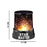 LED projector lamp for night with starry projection