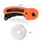 Rotary blade cutter for sewing with adjustable blade guard