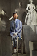 Sukoon - Foil Mirror & Silk -Nehru Jacket Set