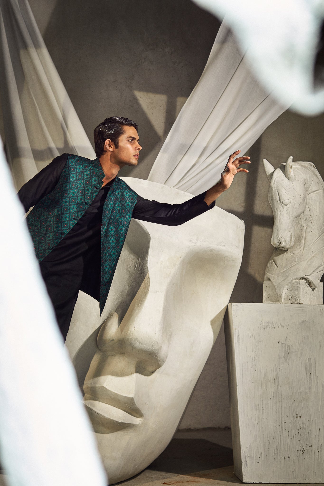 Arctic Nights - Nehru Jacket