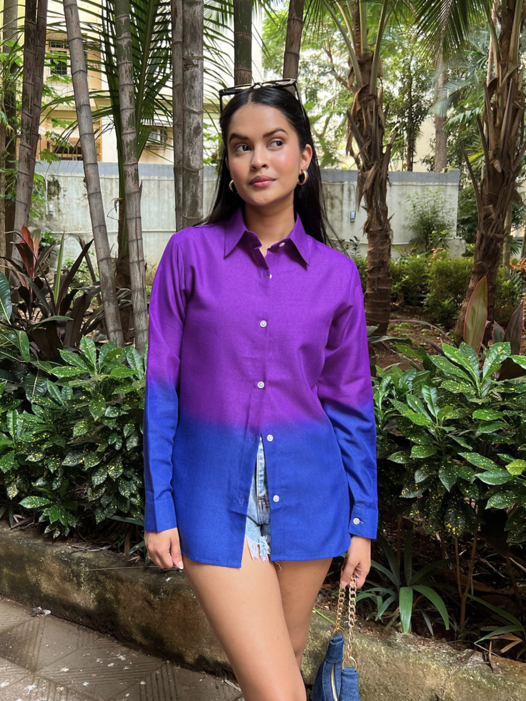 The Alia Set - Shaded Cotton Linen 2 Piece Set
