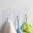 Strong adhesive hooks, stainless steel, pack of 100