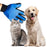 Grooming glove for pets with five fingers.