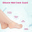 Moisturizing gel heel pads for smooth feet