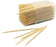Wooden toothpicks with dispenser box for hygiene