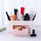 Versatile makeup box with compartments for easy organization of beauty items