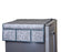 Decorative refrigerator top cover with assorted designs.