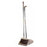 Dustpan with brush for effective cleaning