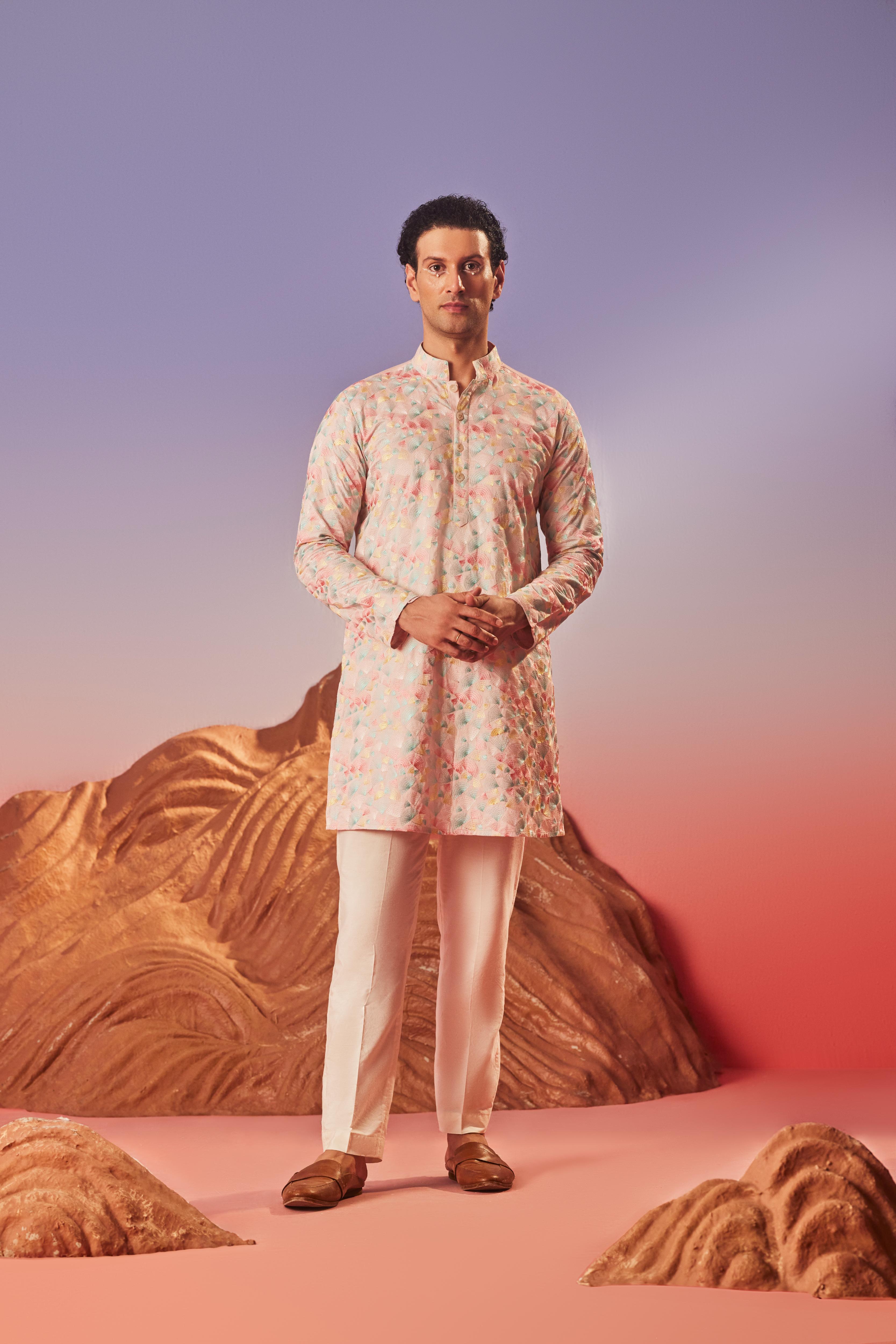 Seher  - Silk Embroidery Kurta Set