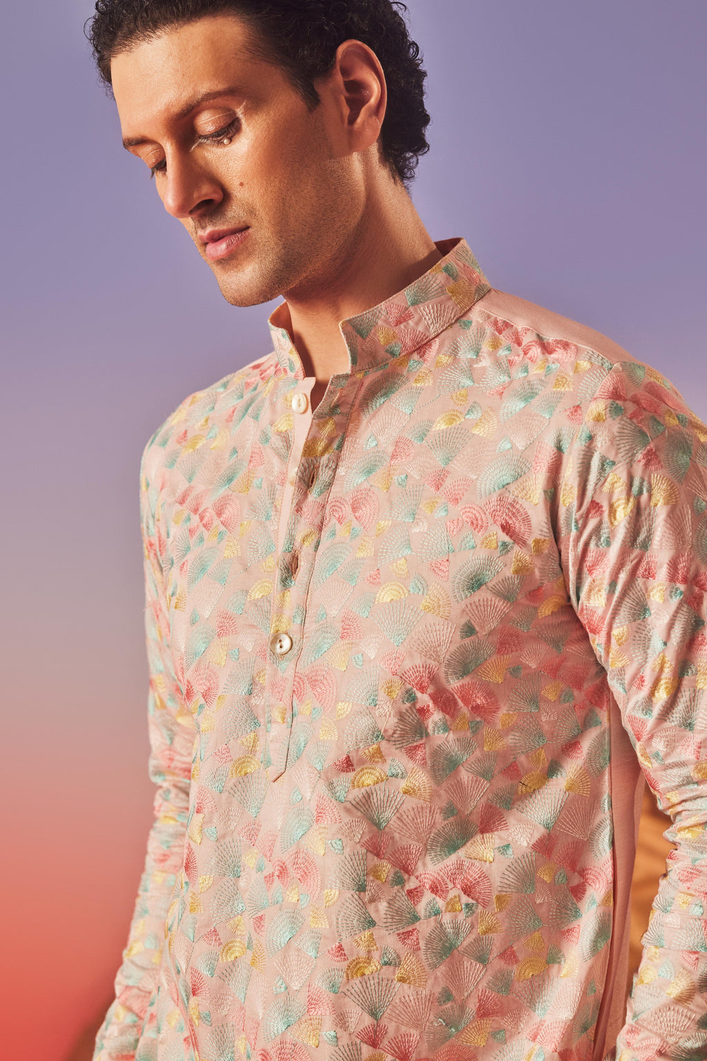 Seher  - Silk Embroidery Kurta Set