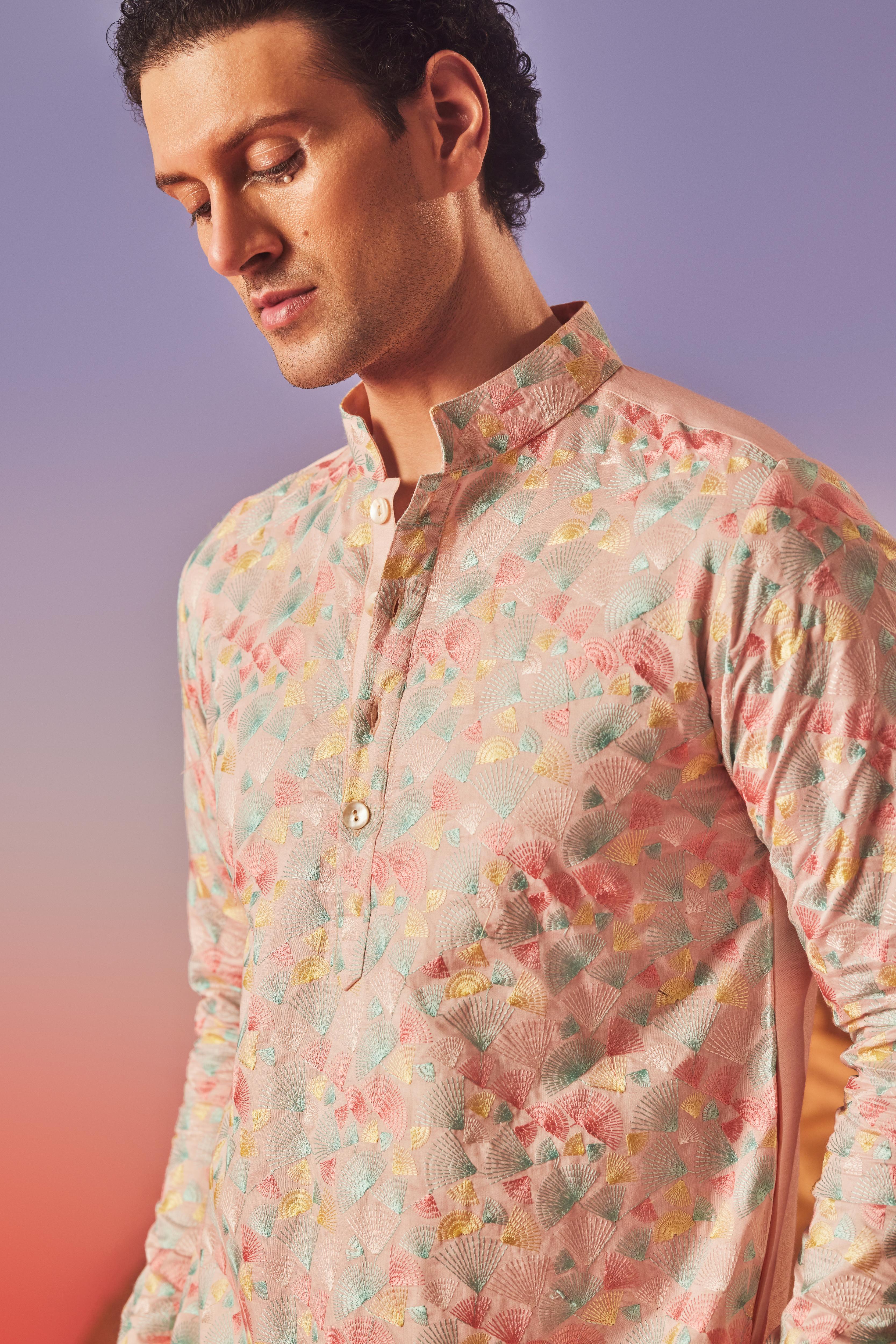 Seher  - Silk Embroidery Kurta Set