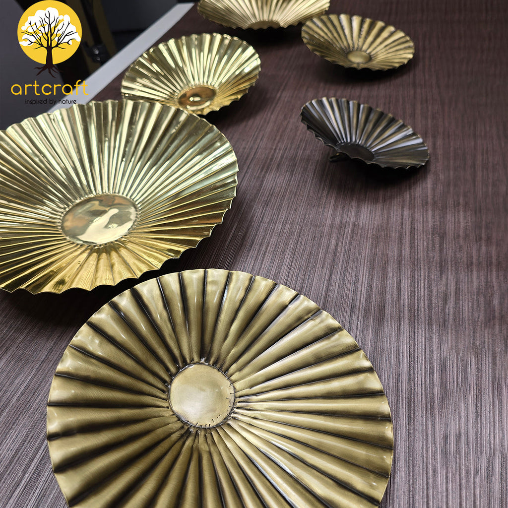 Circles wall decor - 100% Made in Pure Brass
