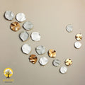 CURLY WAVES WALL DECOR - 100% MADE IN BRASS