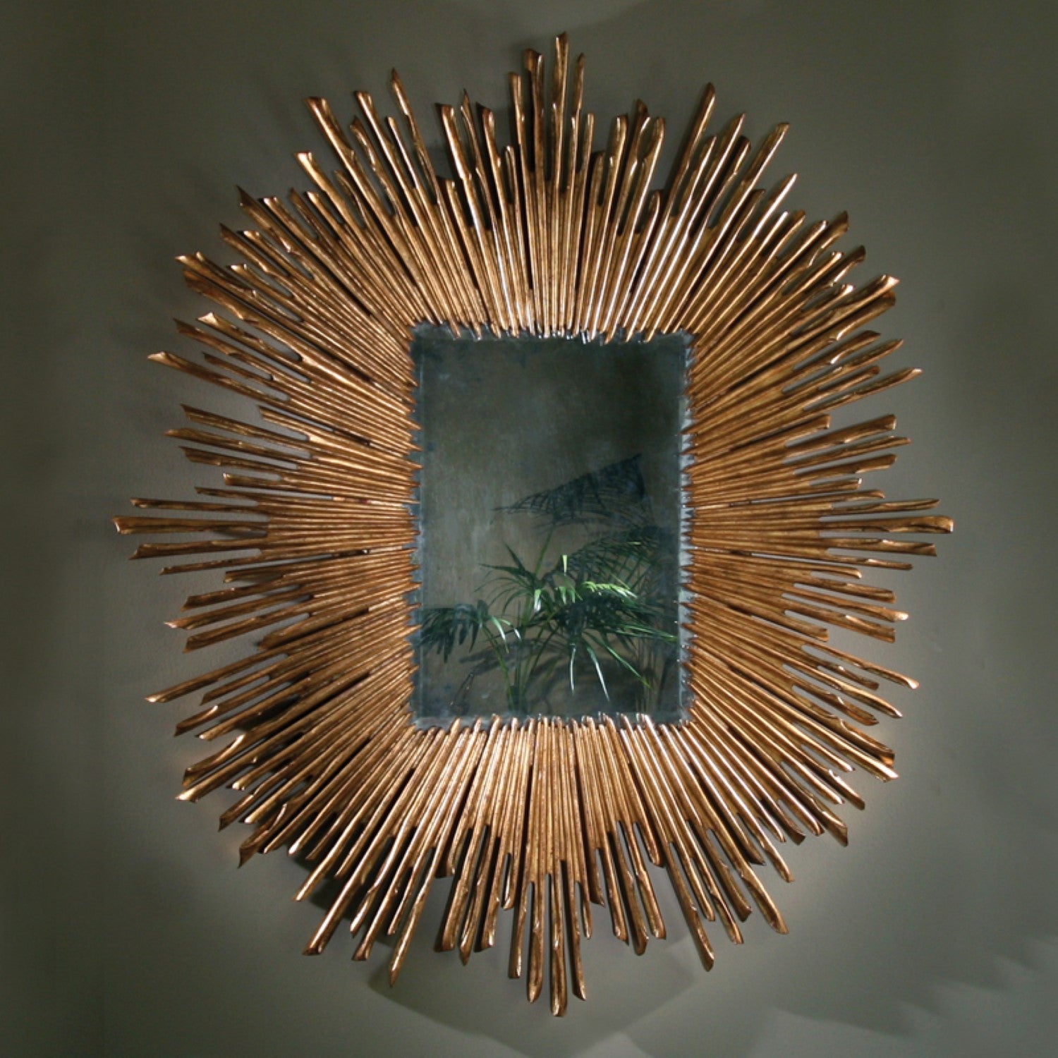 Sunshine Recta Wall Mirror - 100% Made From Brass