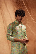 Mushroom Garden - Silk Kurta