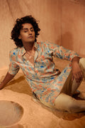 Water Land - Silk Kurta
