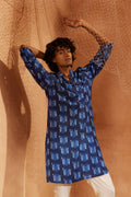 Sea Birds - Silk Kurta