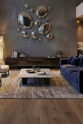 Celestia Handcrafted Wall Accent  - 100% Made in Pure Brass