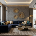 Solaris Bloom Handcrafted Wall Accent  - 100% Made in Pure Brass