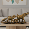 Elephant Family Table Decor - 100% MADE FROM BRASS