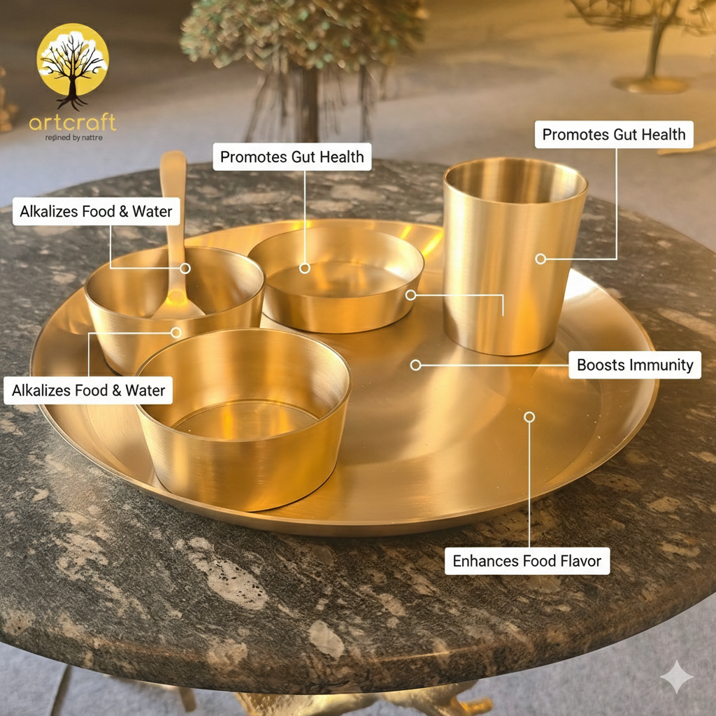 Amulyam -  Set of Kansa Utensils