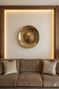 Hammered Circle Wall Accent - 100% Made in Pure Brass