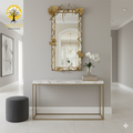 Gingko Wall Mirror - 100% Made From Brass