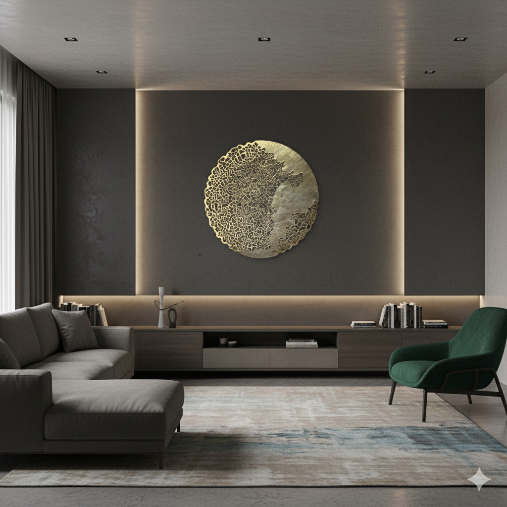 Coral Reef Wall Decor - Made with 100% Brass