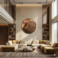 Handcrafted Moonwalk Wall Accent  - 100% Made in Pure Brass