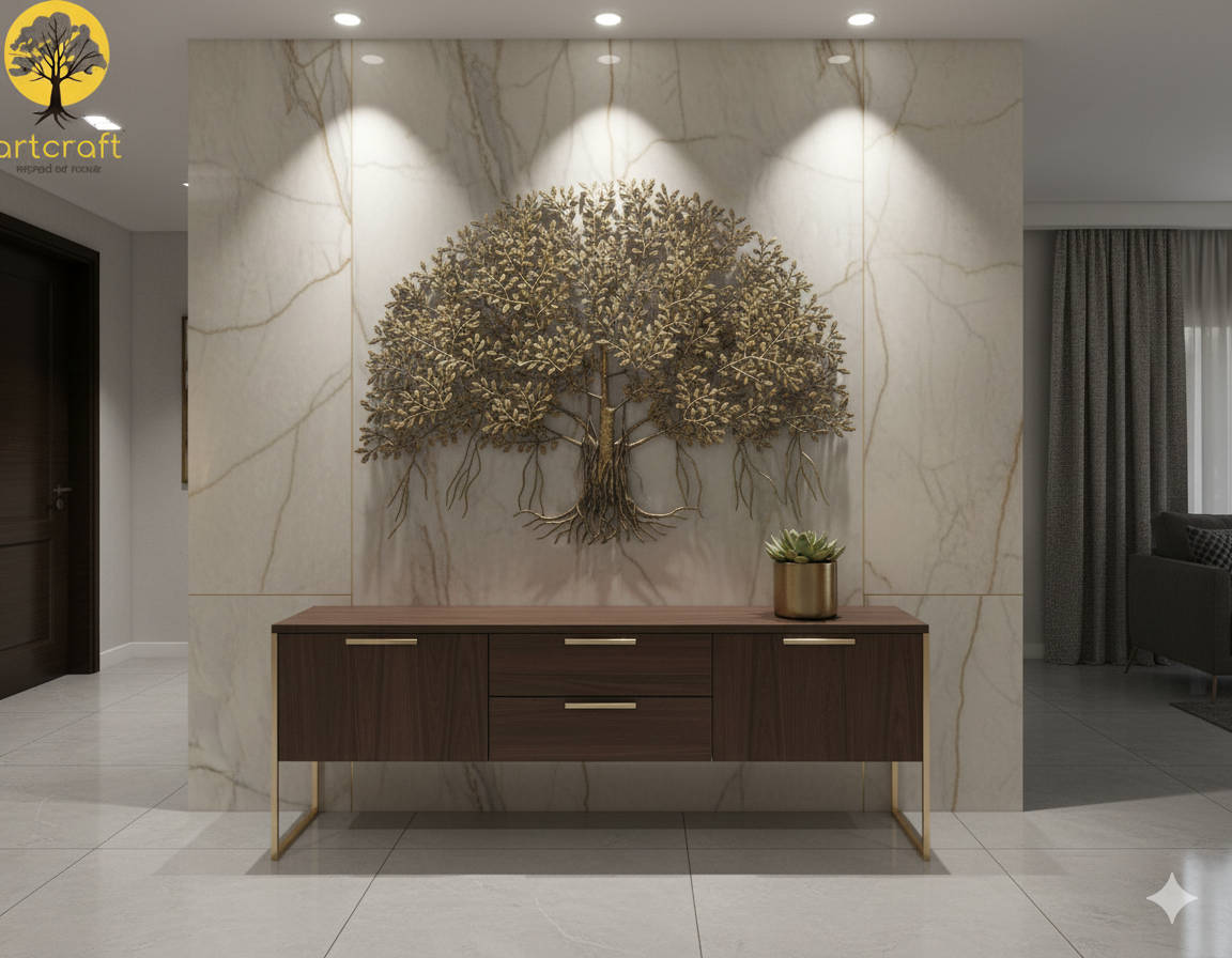 Brass Kalpvriksha Tree of Life - Banyan Concept