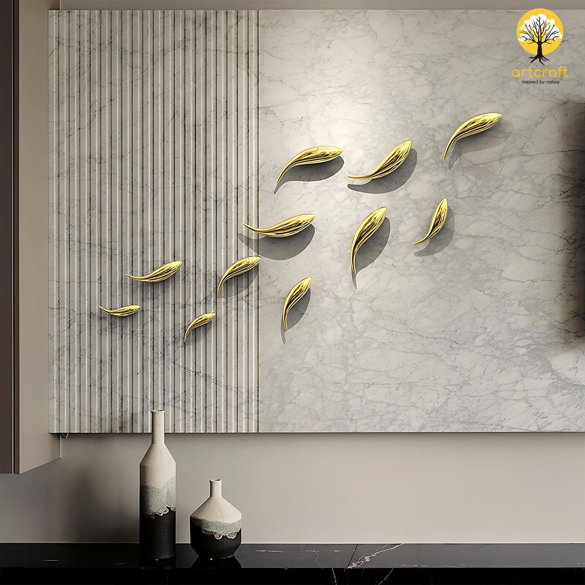 Gold Fish -100% Made From Brass