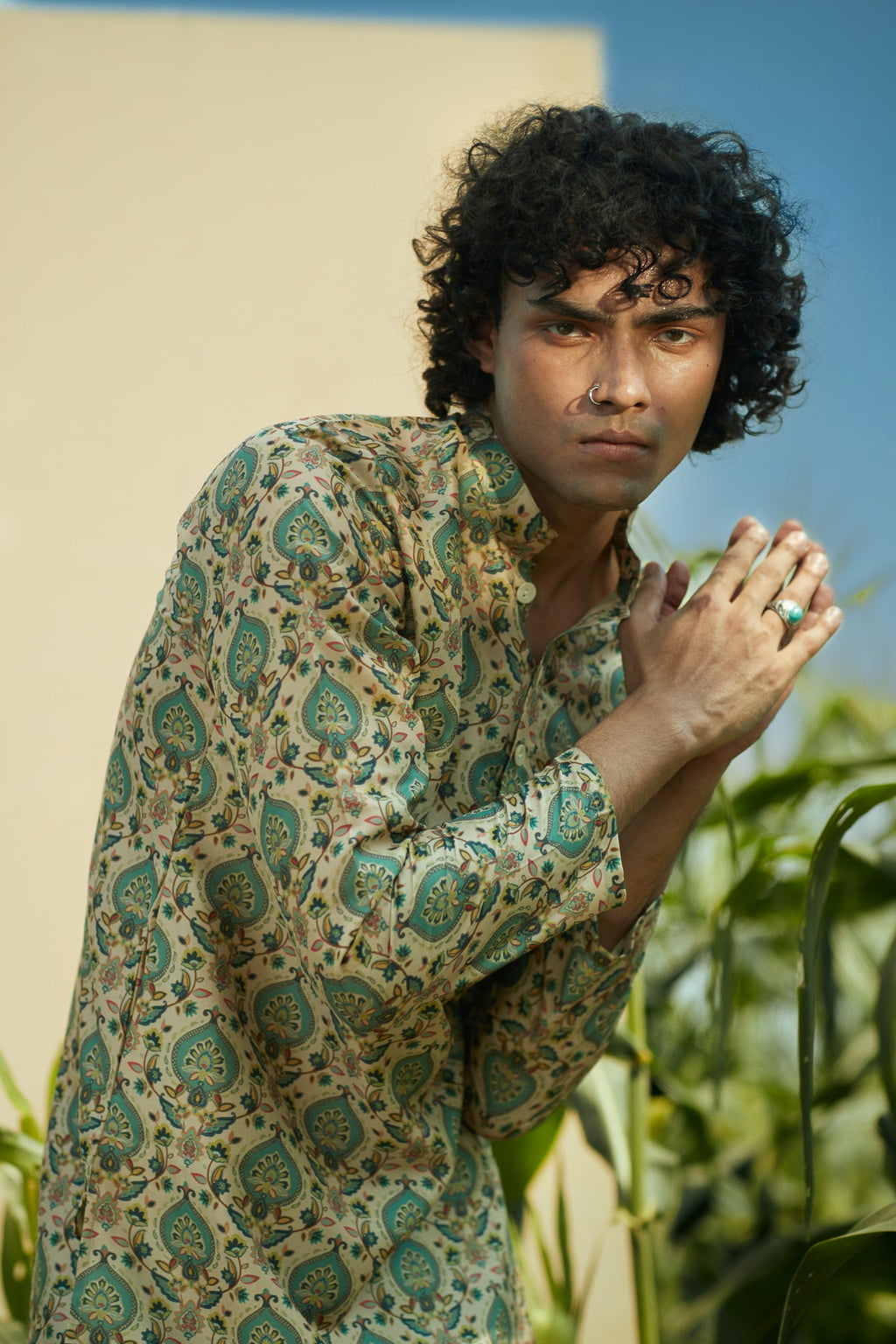 Mughal Bagh  - Silk Kurta