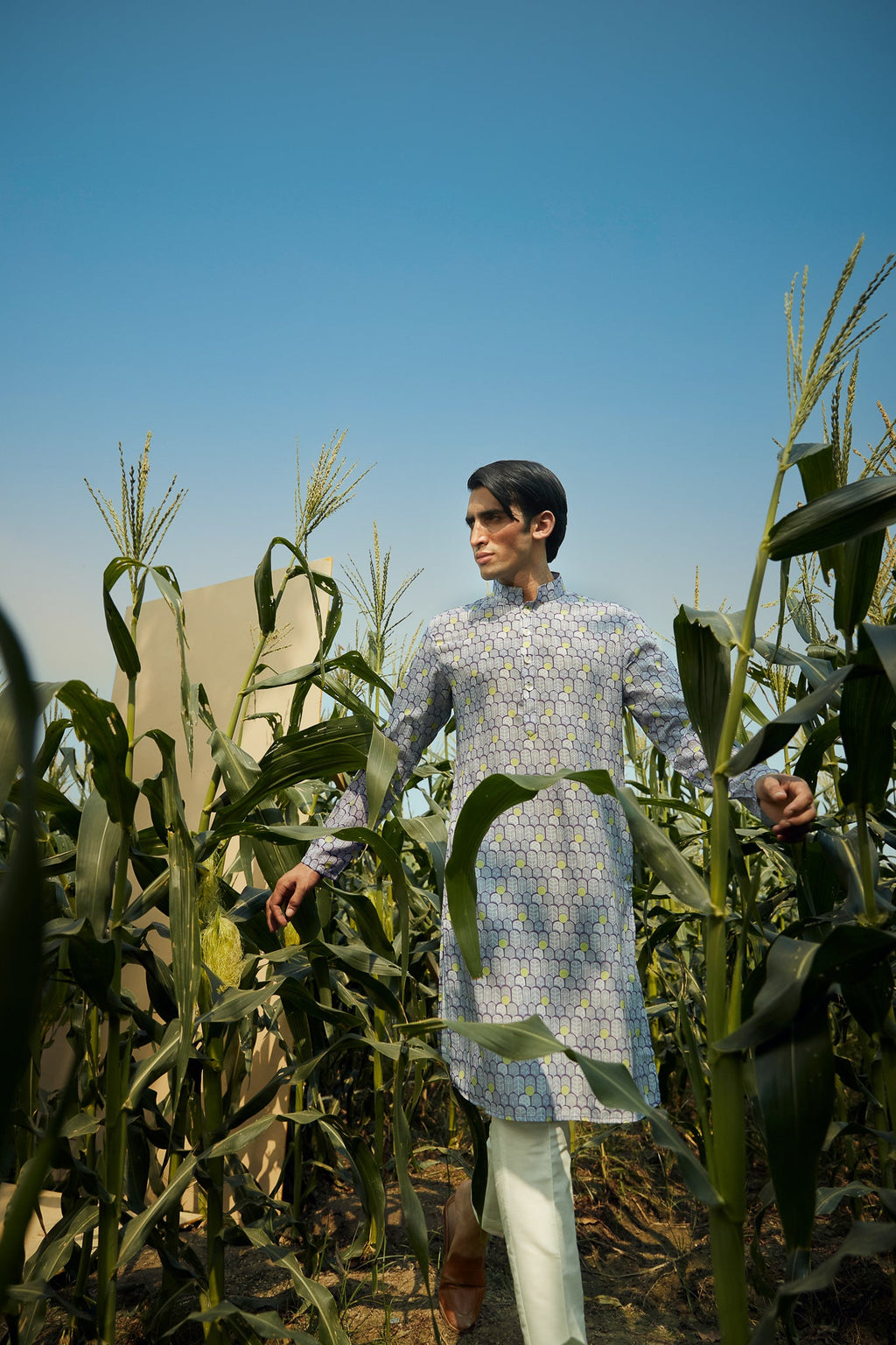 Purple Park  - Silk Kurta