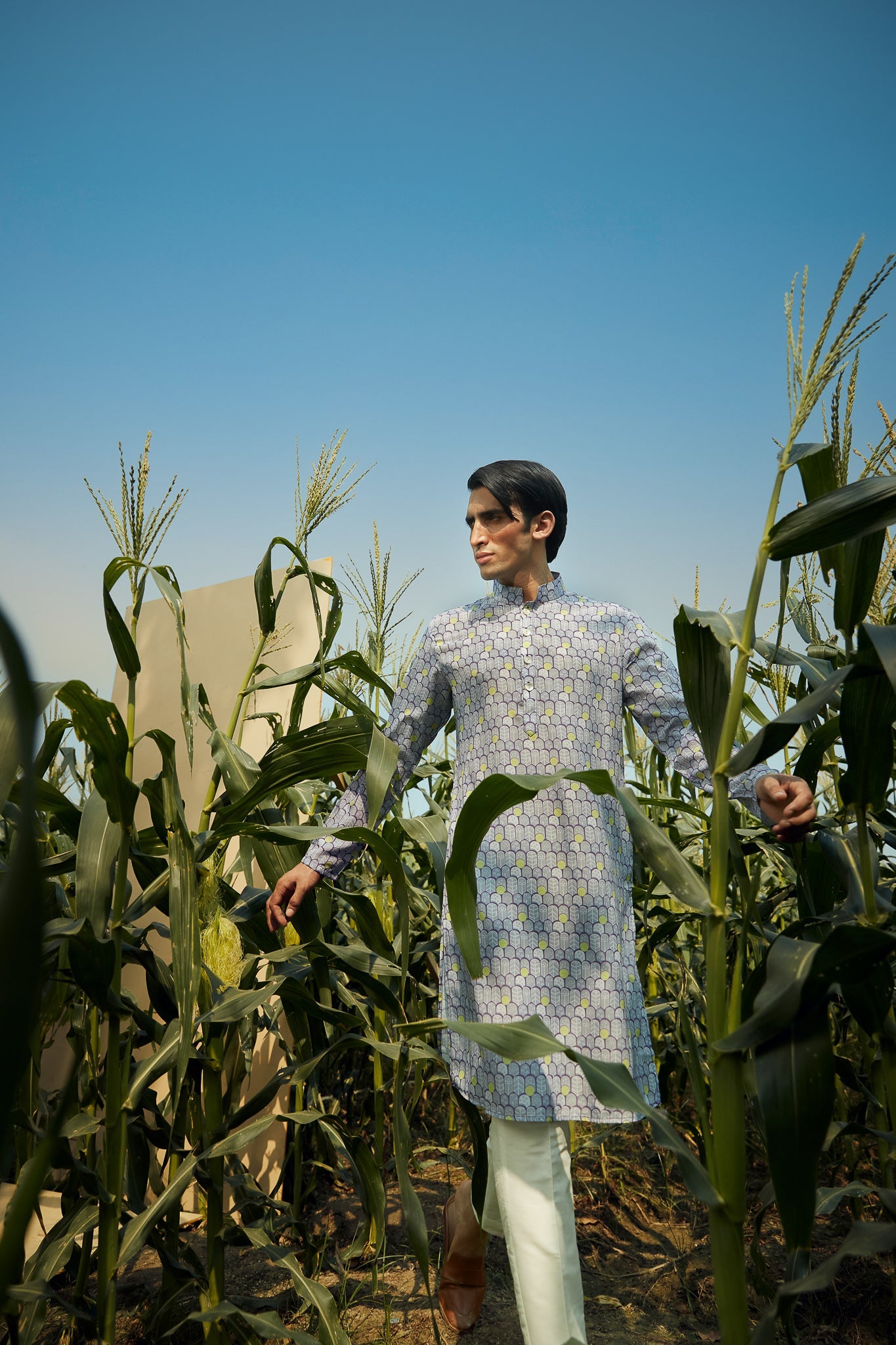 Purple Park  - Silk Kurta