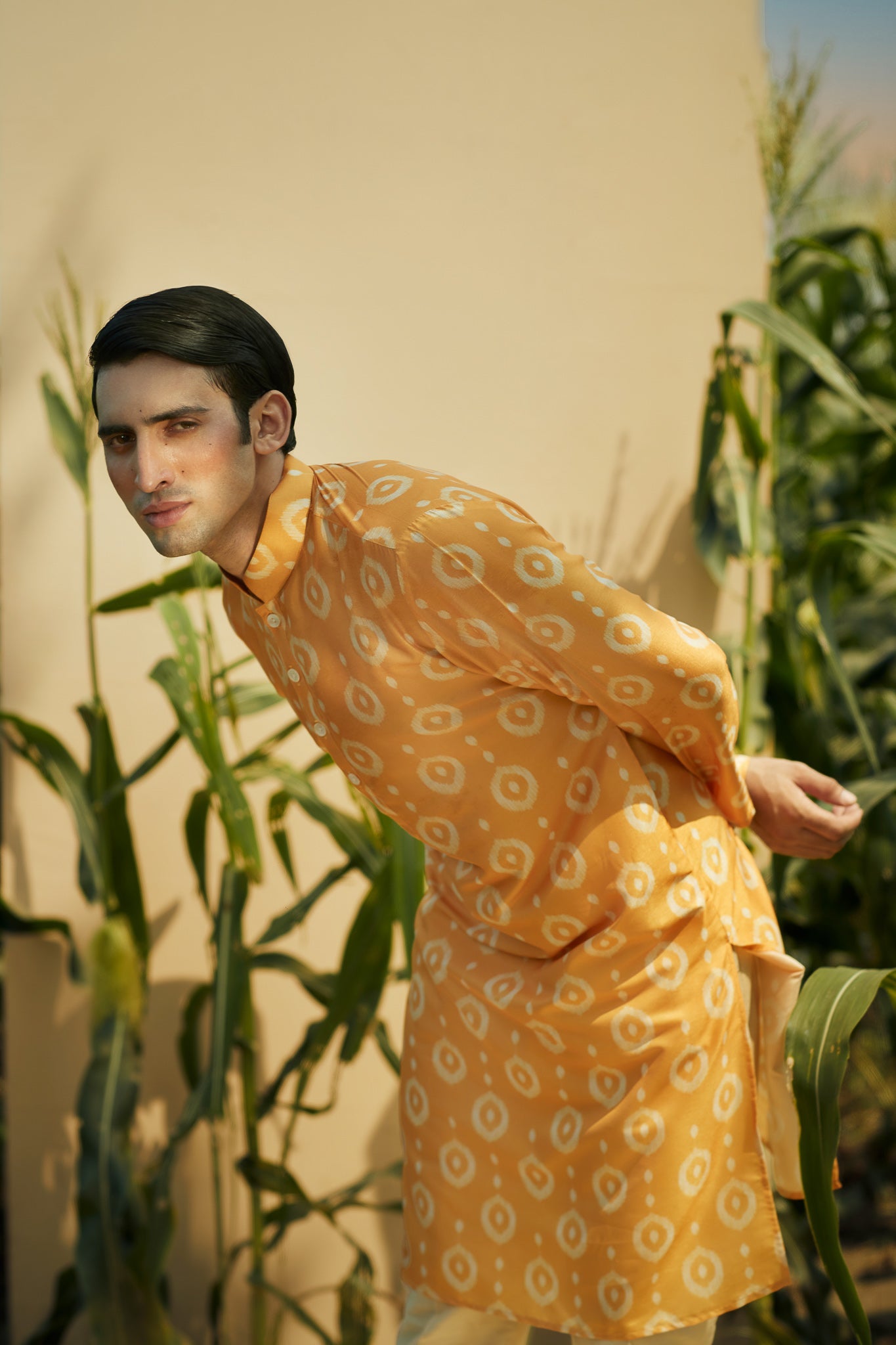 Amber Light  - Silk Kurta