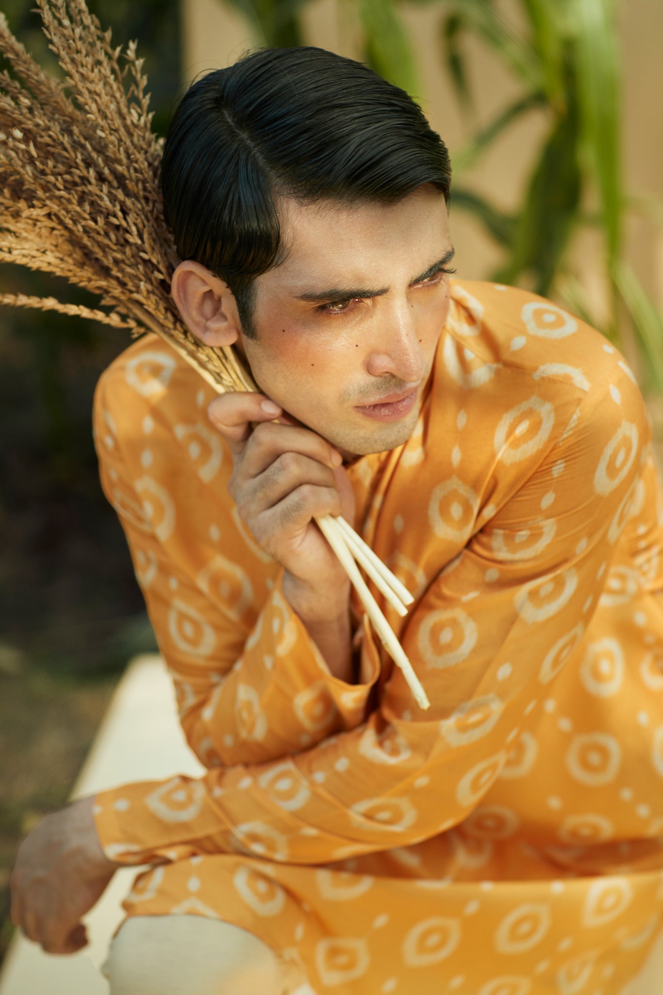 Amber Light  - Silk Kurta
