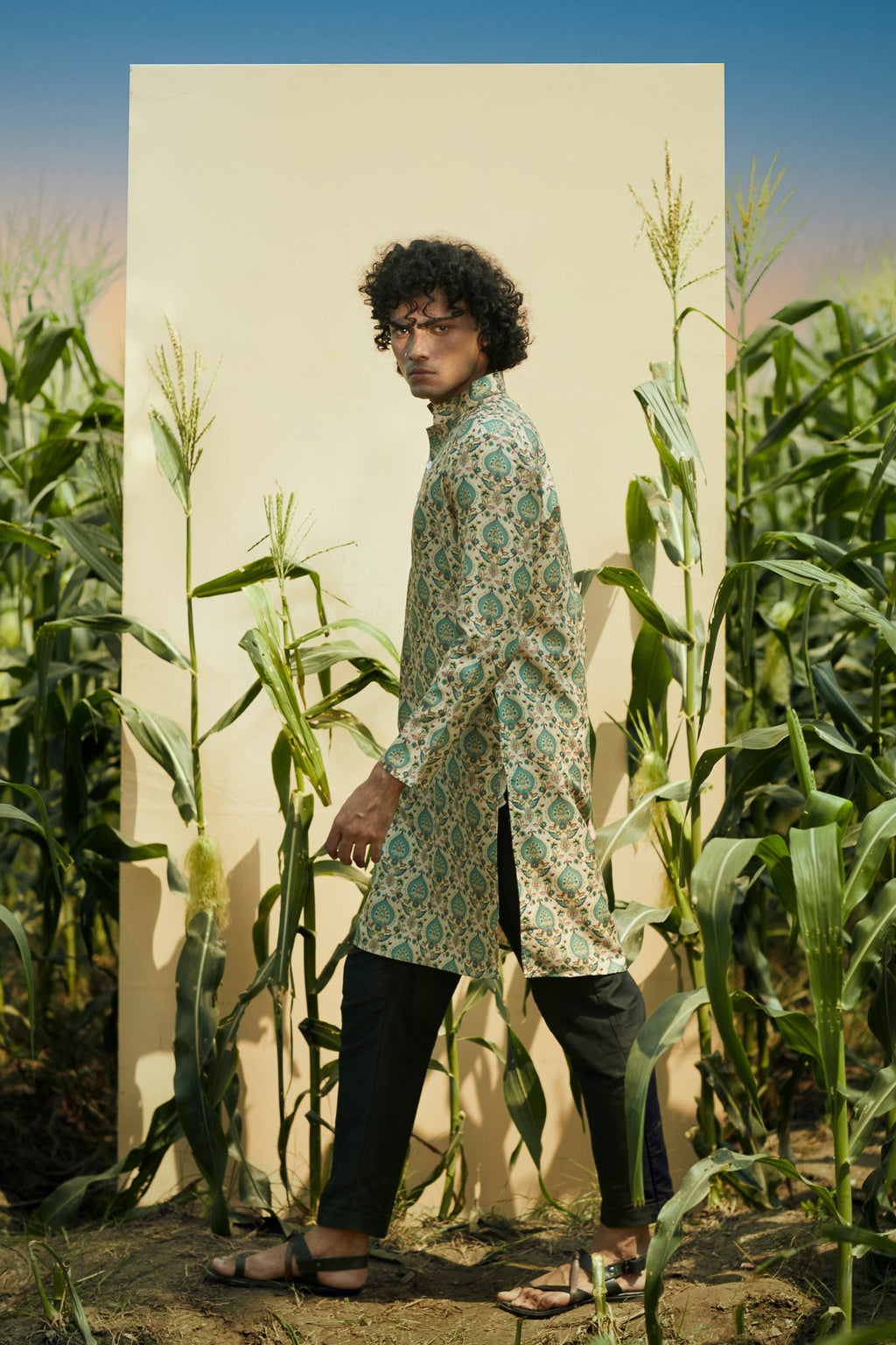 Mughal Bagh  - Silk Kurta