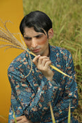 Peacock Garden  - Silk Kurta