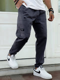 BareForm Dark Grey Cotton Cargo