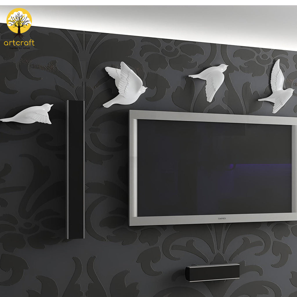 Magpie-Flying Birds - 100% Made From Brass
