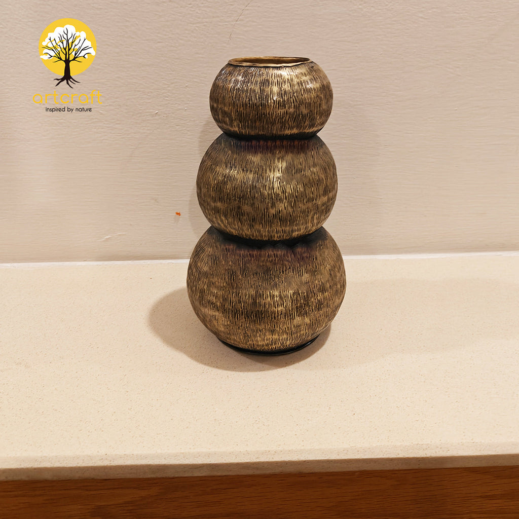 Rattle Vase - Made in 100% Pure Brass