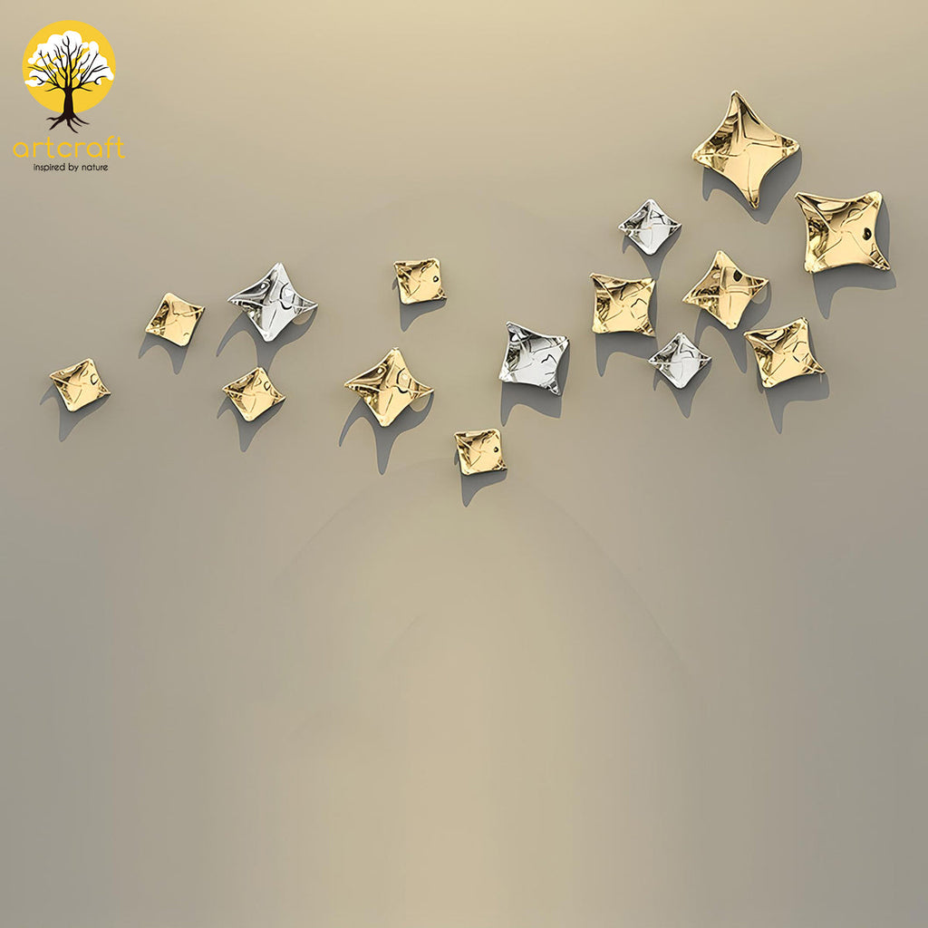 Twist Square Wall Decor  - 100% Made From Brass