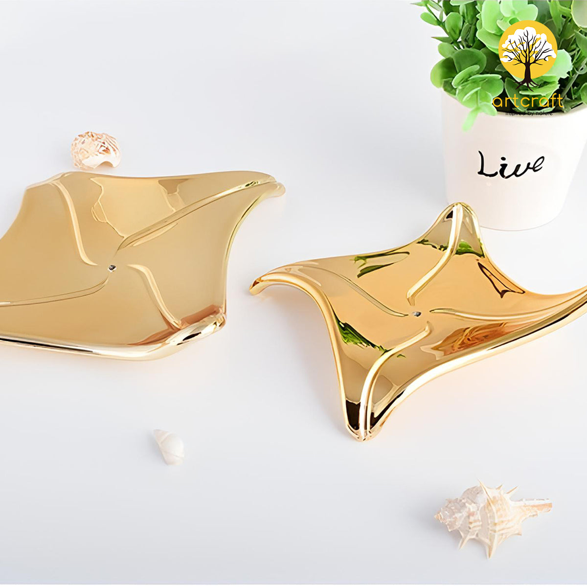 Twist Square Wall Decor  - 100% Made From Brass
