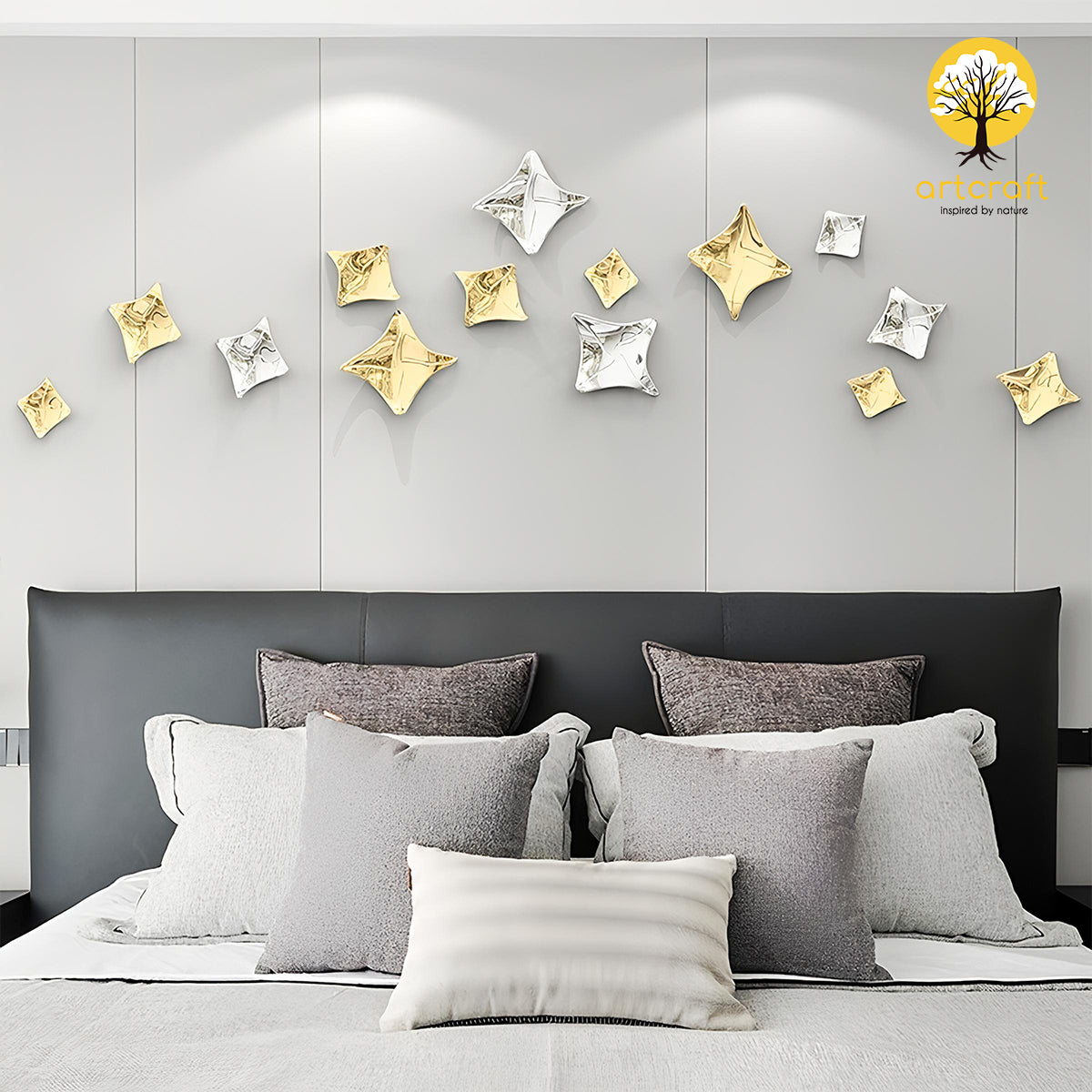 Twist Square Wall Decor  - 100% Made From Brass