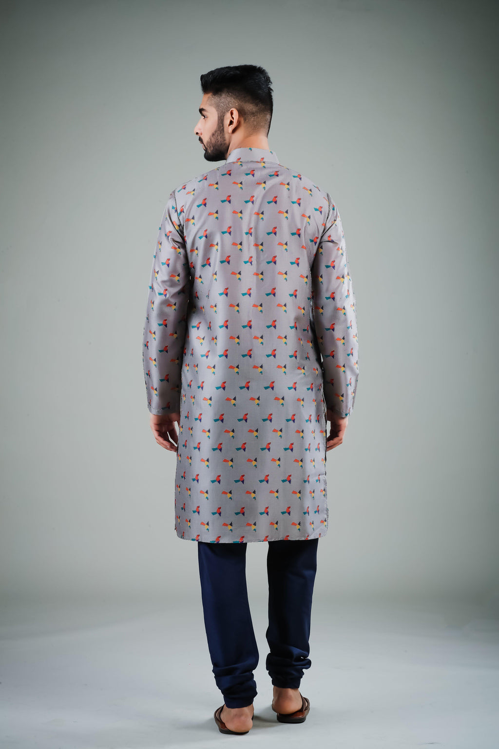 Birds of Paradise  - Silk Kurta