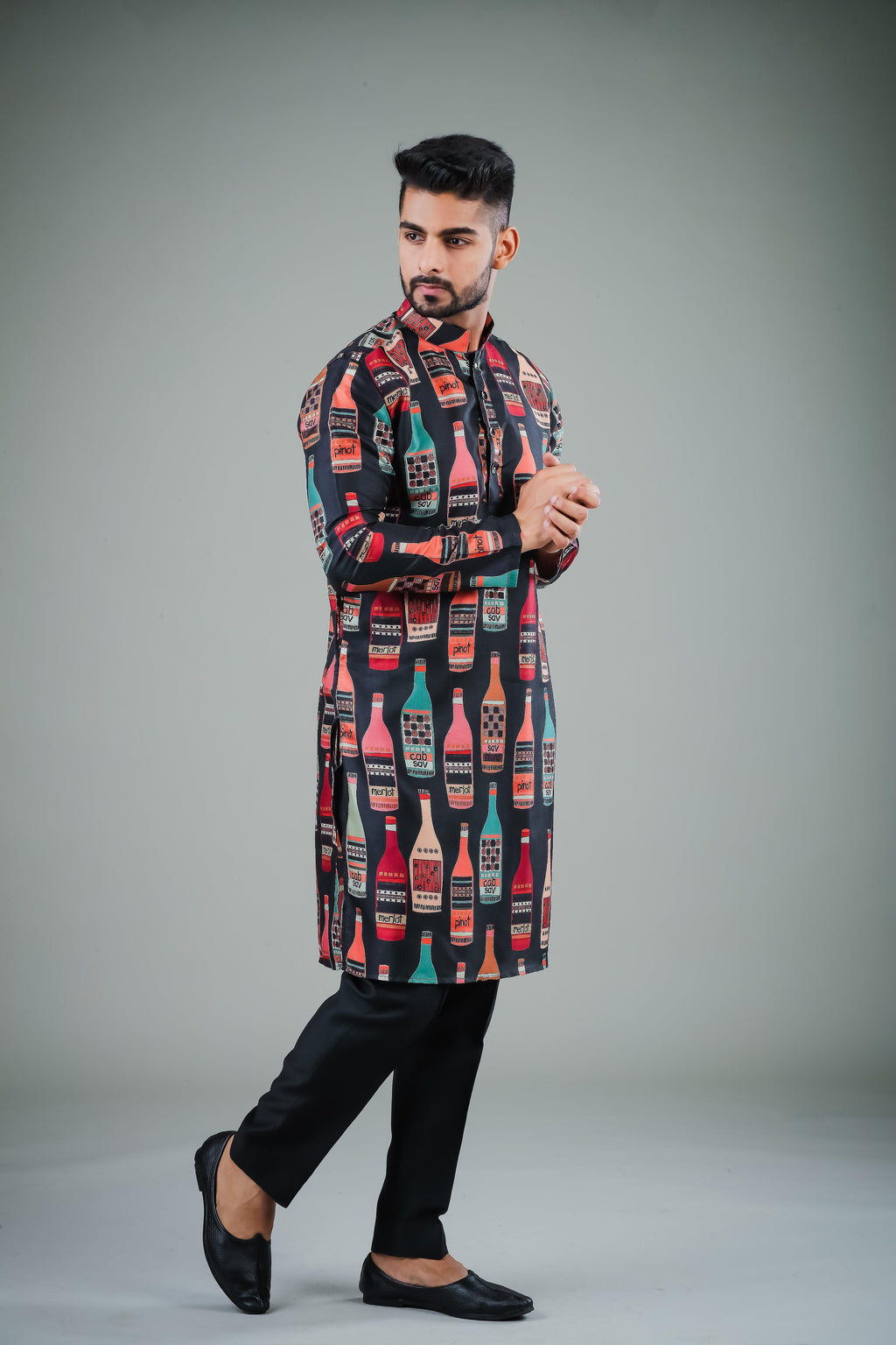 Wine Nights - Silk Kurta