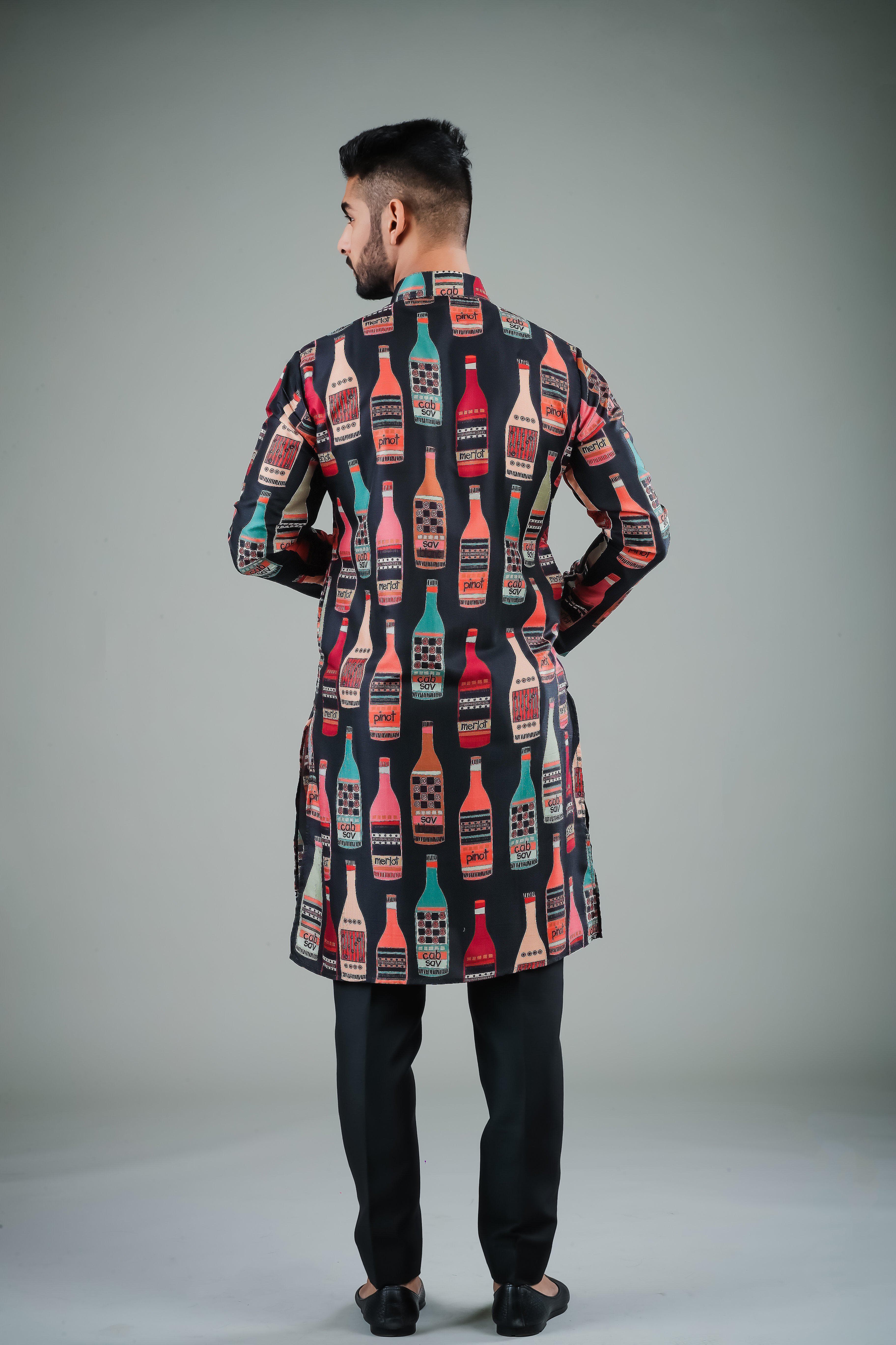 Wine Nights - Silk Kurta