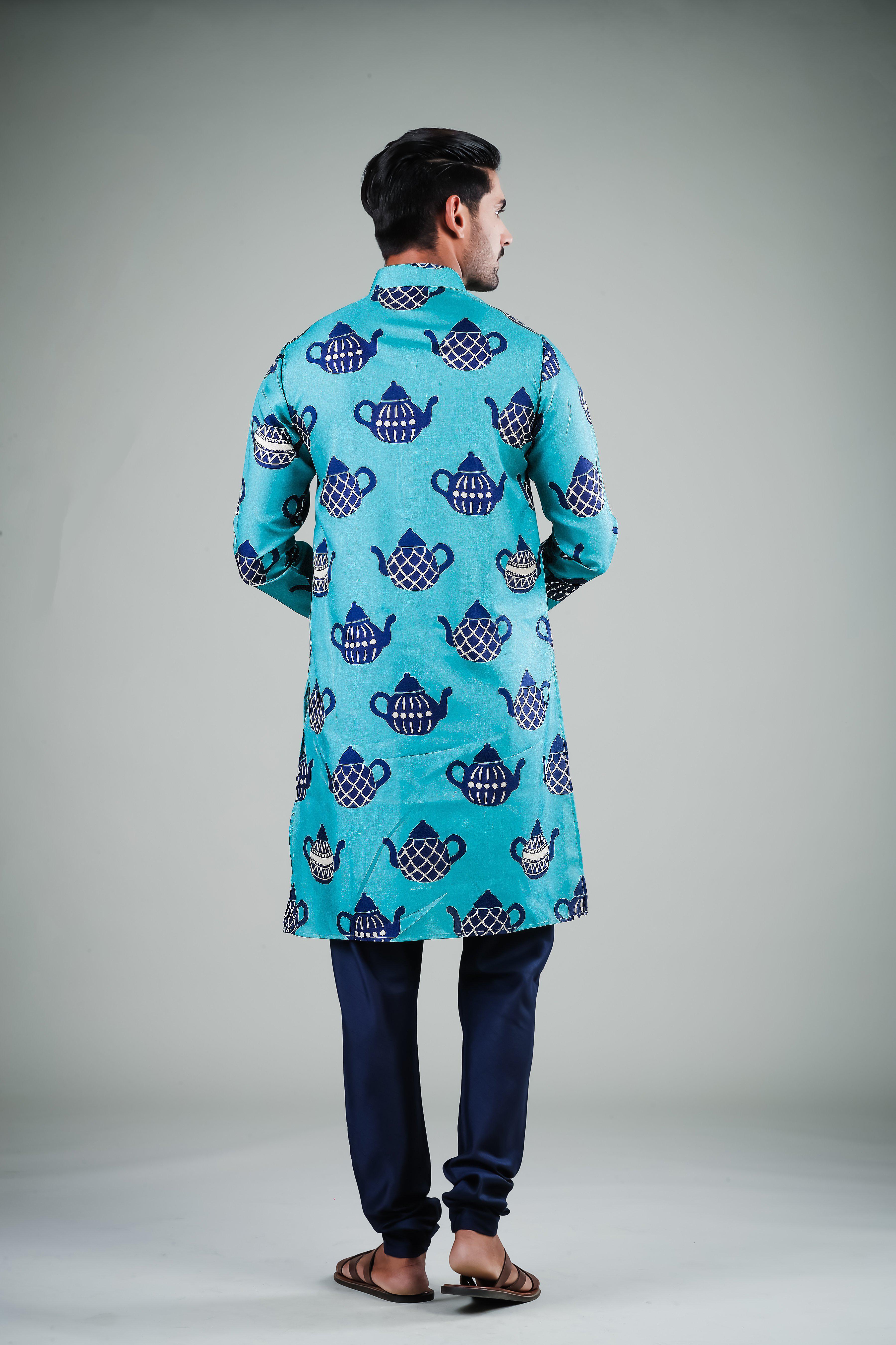Tea Time - Silk Kurta