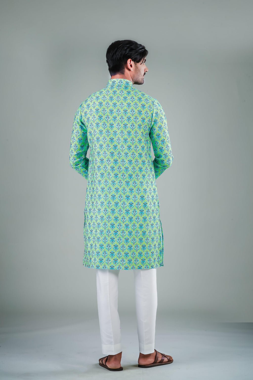 Evergreen Green - Silk Kurta