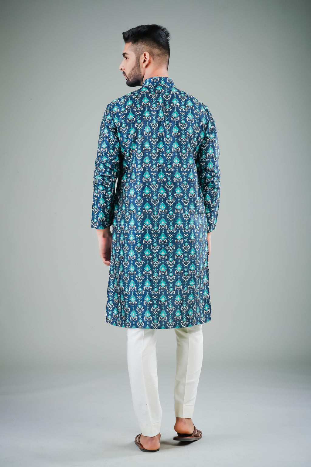 Ethereal Blue - Silk Kurta